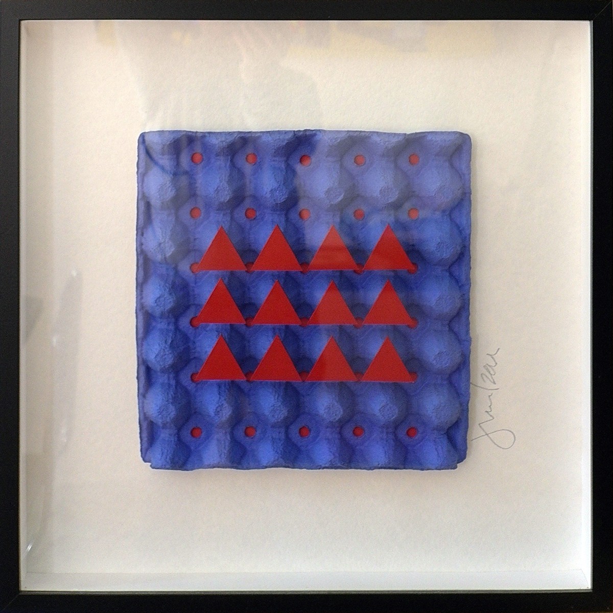 28 x 28 cm cadre de 52 x 52 cm